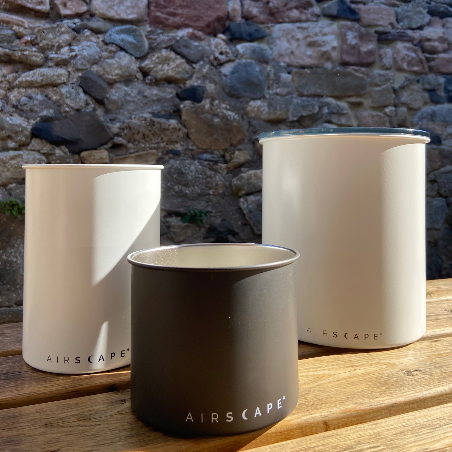 A 200g, 500g and 1kg Airscape Cannister