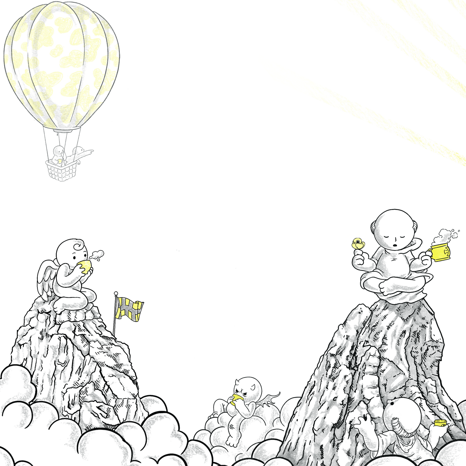 The back of a Holy Grail coffee bag.